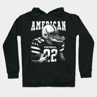 Alligator American Football Vintage Hoodie